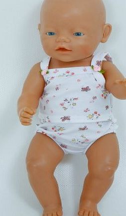 FRILLY LILY Small Dolls Chick Underwear Set , Vest and Pants for 14-18 inch[ 35-45 cm ] dolls